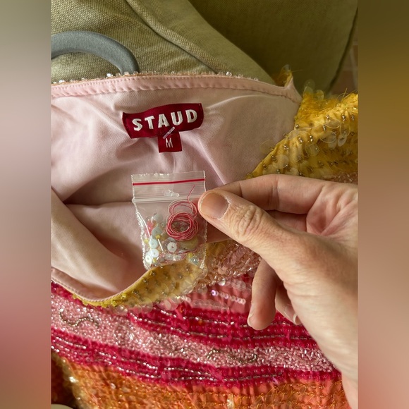 STAUD LE SABLE DRESS SUNSET Size M NWT - Picture 5 of 17